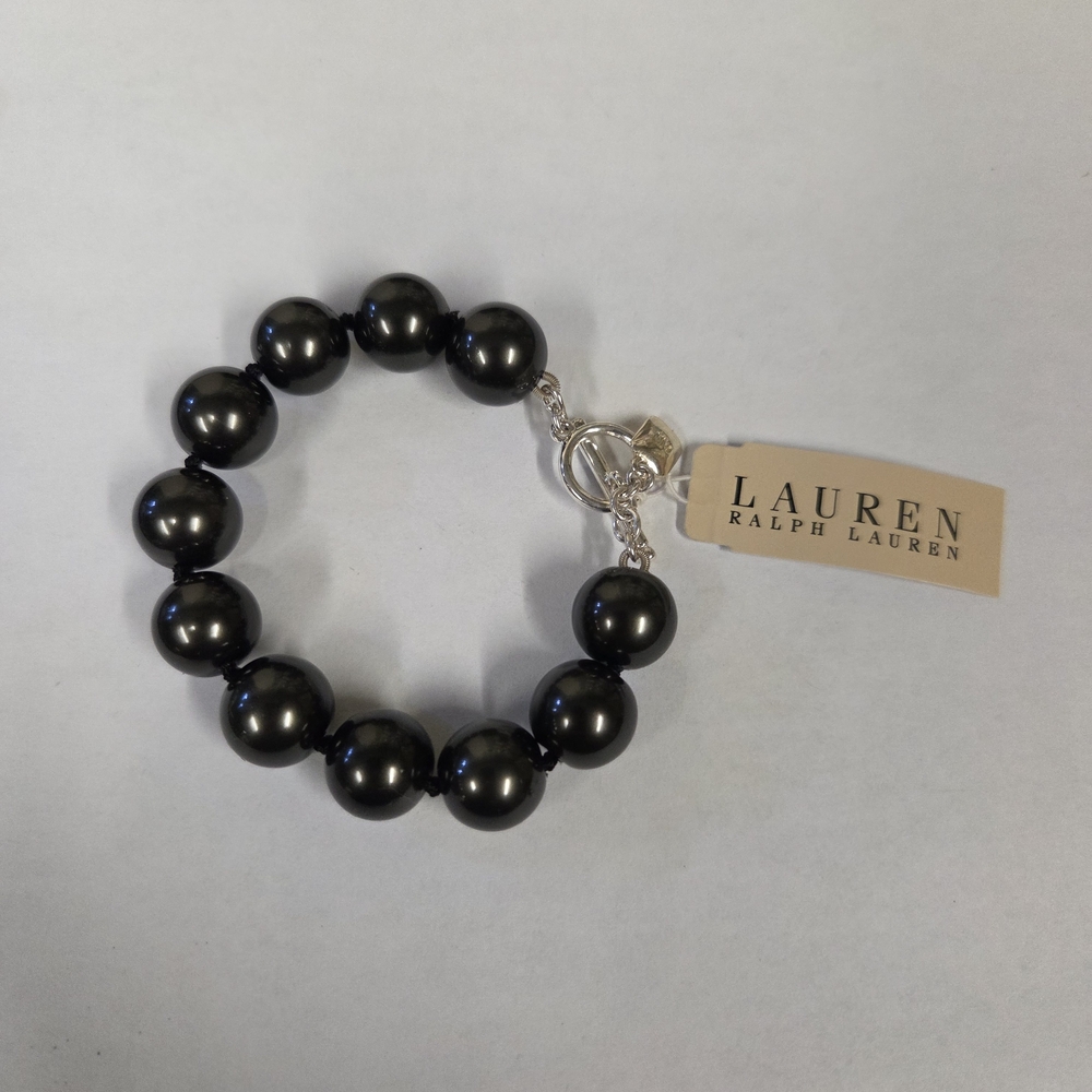 Lauren Ralph Lauren Black Beaded Bracelet